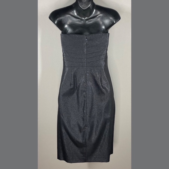 NEW Robert Rodriguez Dress Womens 10 black designer cocktail strapless - Picture 8 of 10
